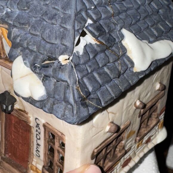 Department 56- Shops of Dickens Village Candle Shop with Box READ … Damage - Picture 8 of 14